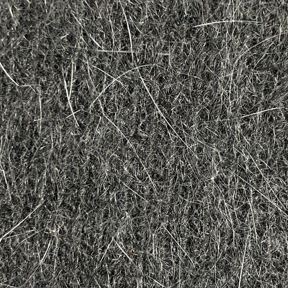 Code x Mode Fuzzy Knit V Neck Crop Top Women's Large Black Angora Sleeveless - Picture 4 of 9